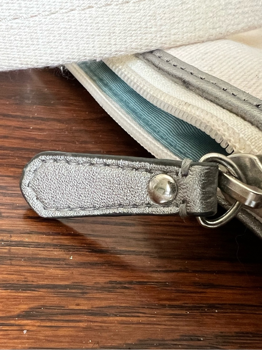 Coach Starfisg Crossbody Bag - Cream And Teal Canvas - Picture 6 of 14